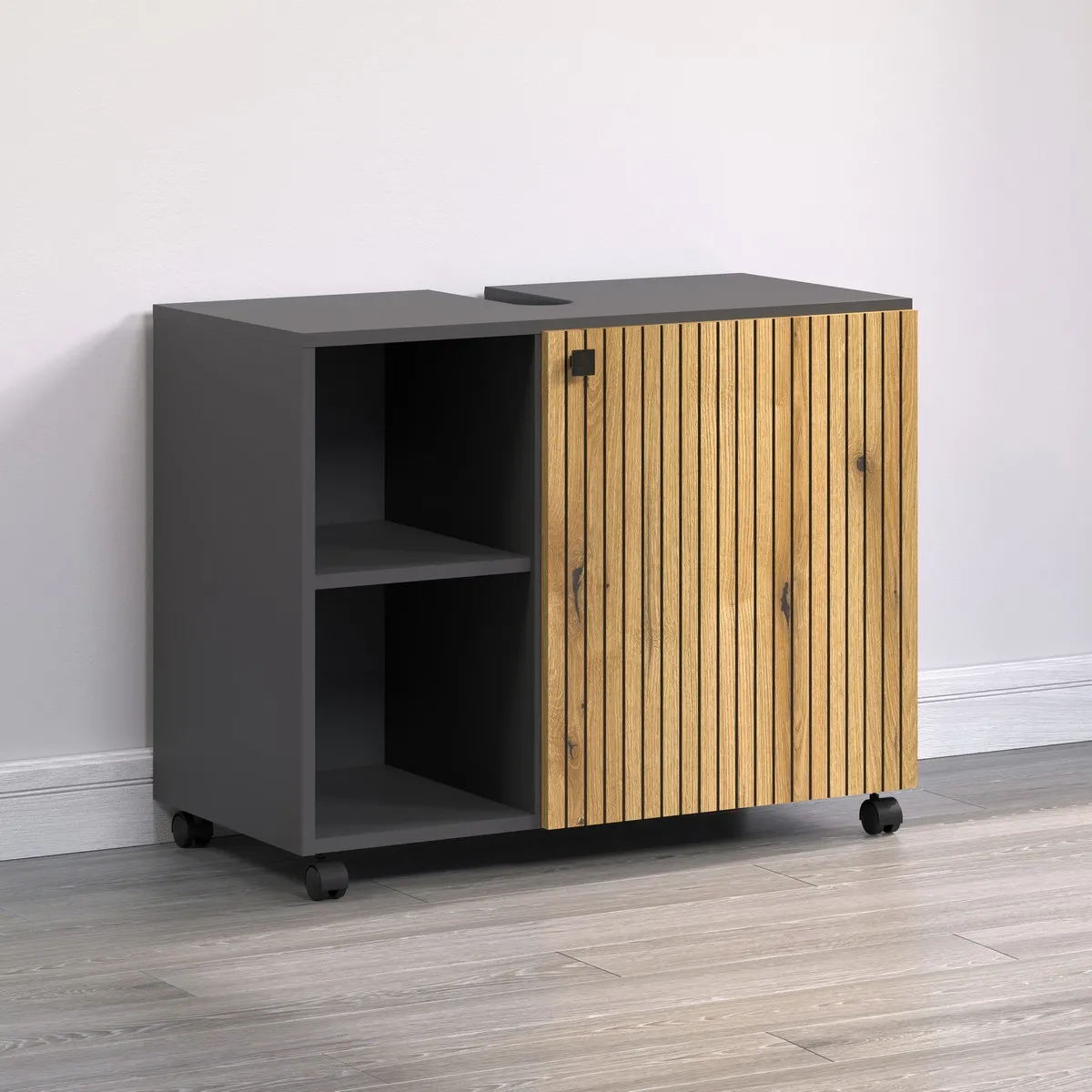 EPIKASA Meuble sous lavabo Pure - Anthracite