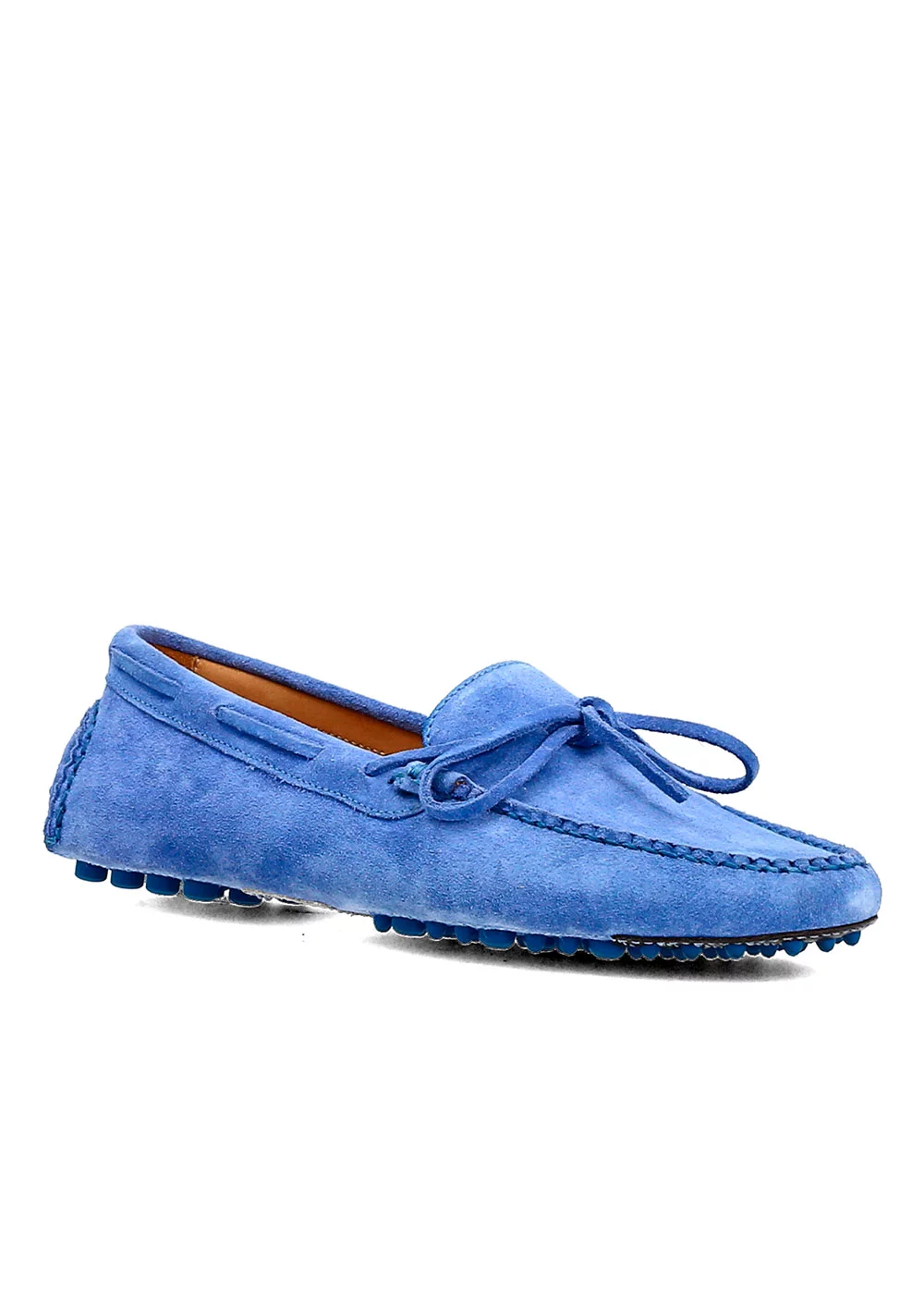 MOCASSIN LACE DRIVER DENIM