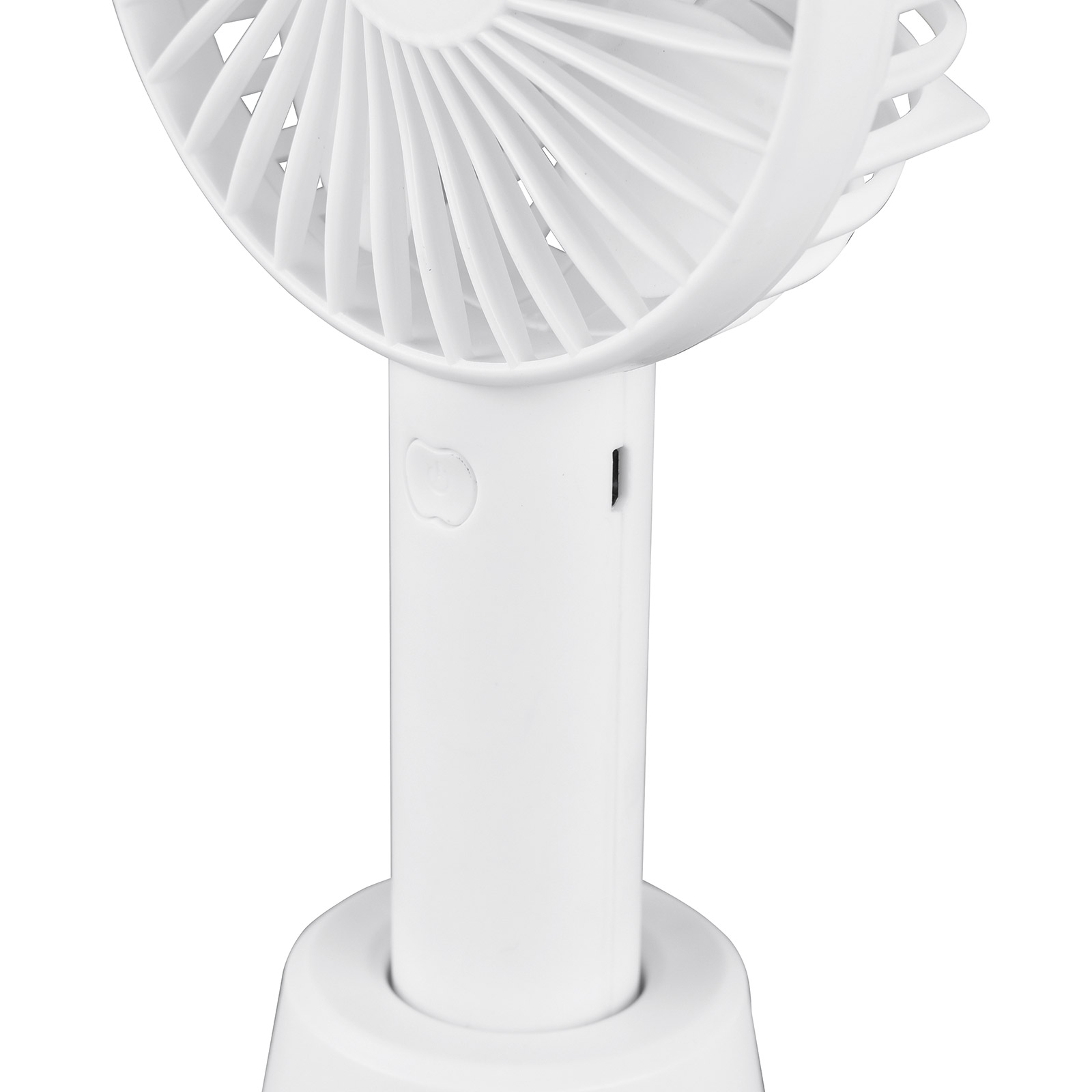 Handventilator - weiß - akkubetrieben - mit Standfuß