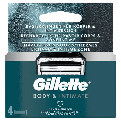 Gillette Body & Intimate Rasierer-Klingen