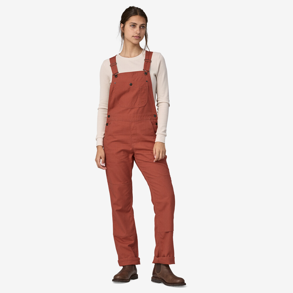 Damen-Latzhose aus Hanf-Canvas für alle Jahreszeiten – Kurz