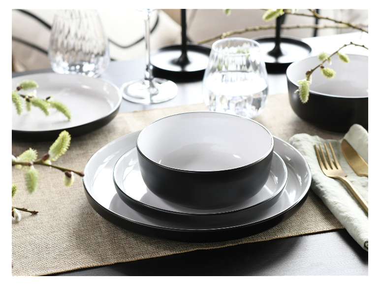 Serviesset Nordic Cool Black