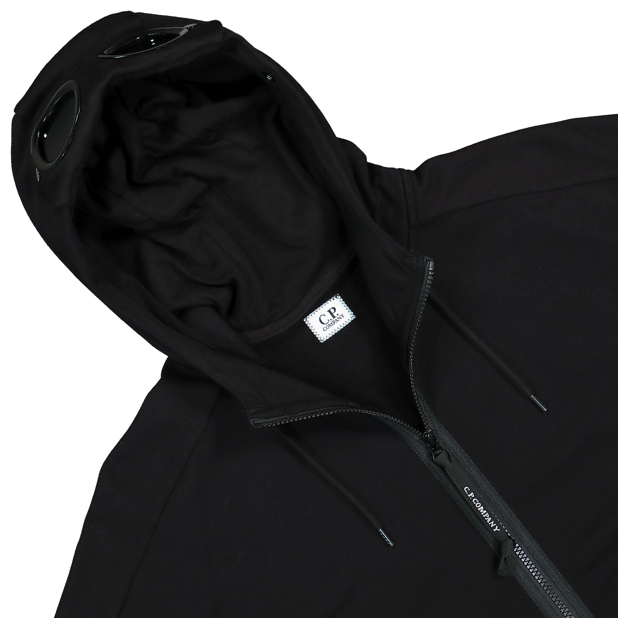 C.P. Company<br>Diagonal Raised Fleece Goggle Zipped Hoodie