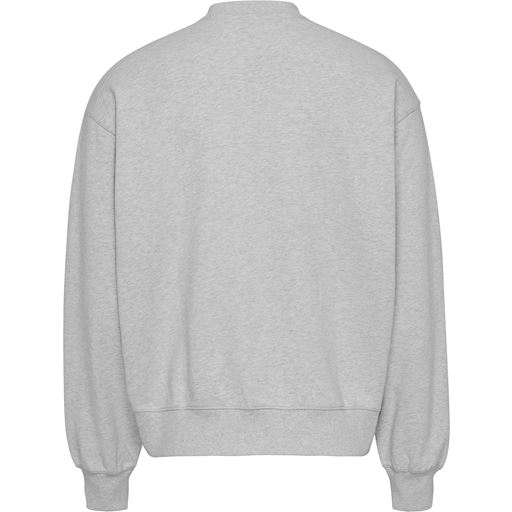 Tommy Jeans College Graphic Crew Sweatshirt, Silver Grey, XL