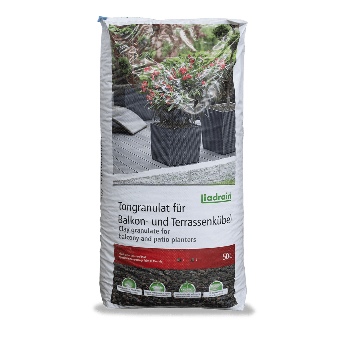 Liadrain Expanded Clay Fine 50l Plantenkorrels Kleikorrels Hydrocultuur