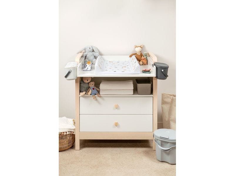Rotho Babydesign Wickelkissen Keil Waldtiere Rutschfeste Wickelauflage