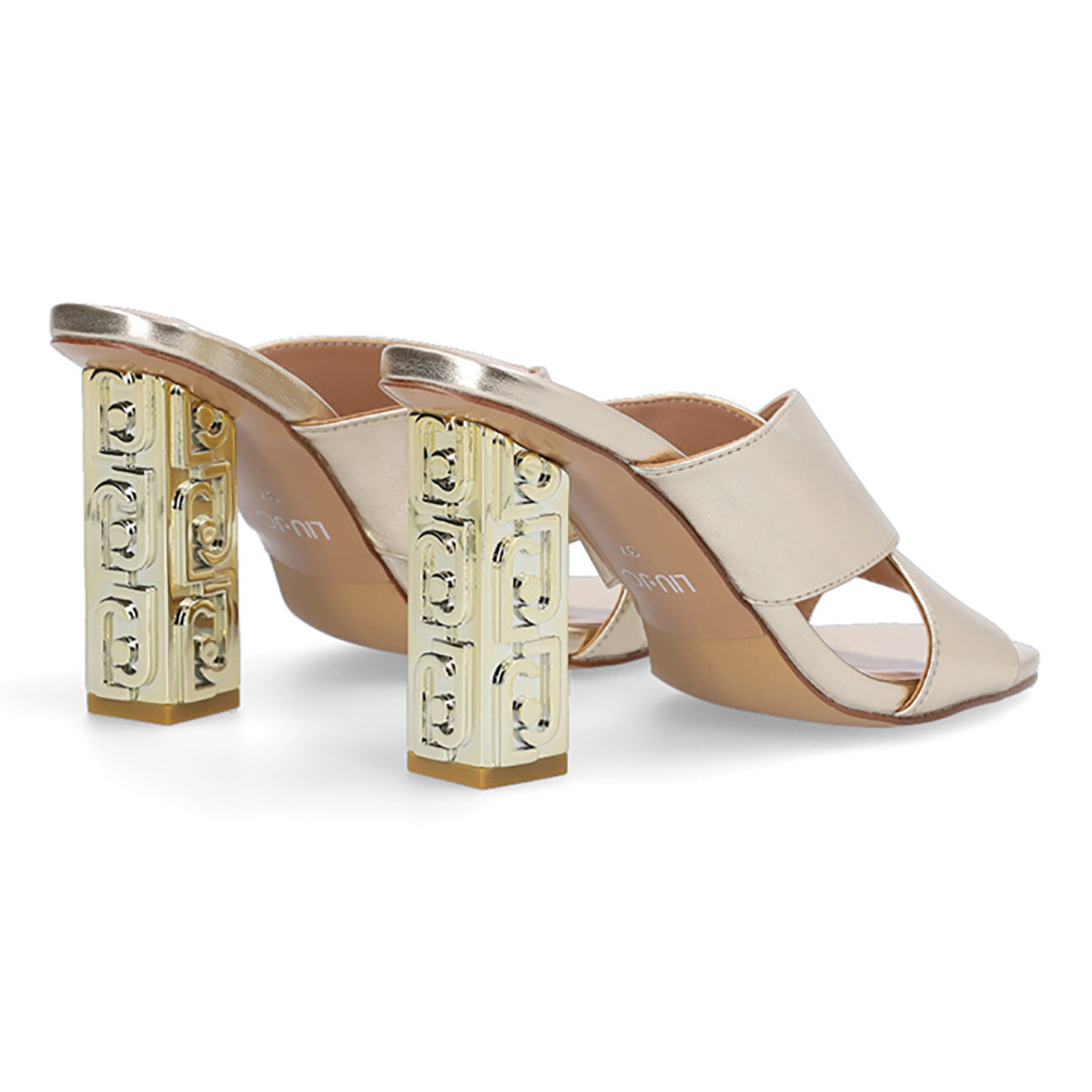 Liu-Jo Mules Serena dorées - Talon 10 cm
