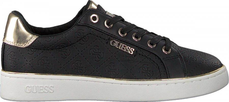 Guess Zwarte Bekie Active Lady Sneakers met reliëf Zwart Dames