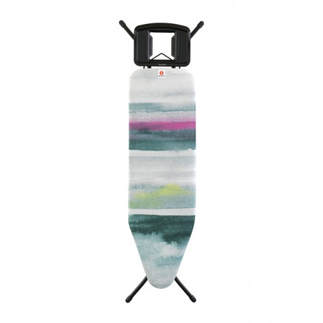Brabantia Strijkplank B met strijkijzerhouder - 124 x 38 cm - Morning Breeze