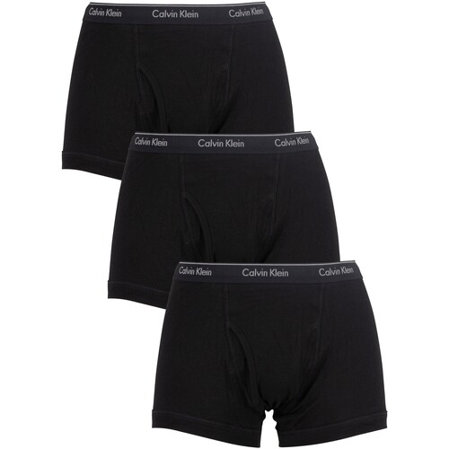 Calvin Klein Jeans - Paquete De 3 Baãºles De Ajuste Clásico Negro