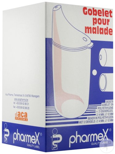 Pharmex Gobelet Plastique Pièce 1x250ml