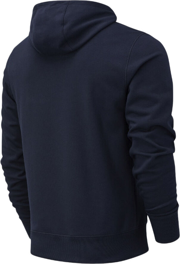 New Balance stacked logo hoodie Brown