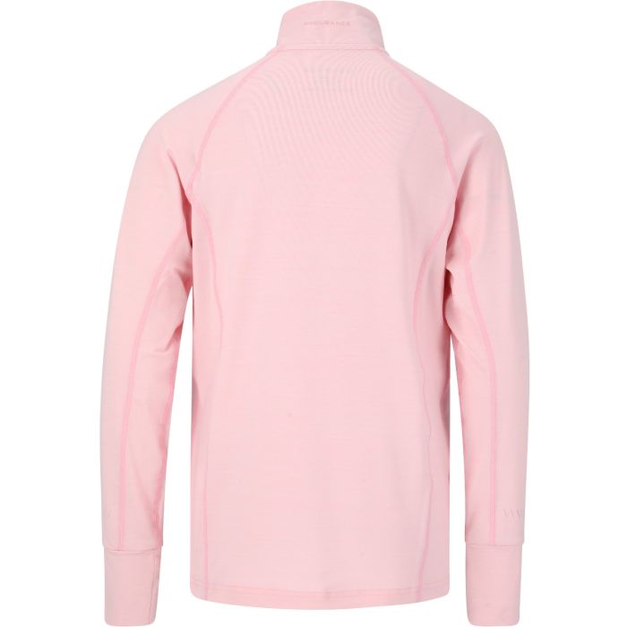 Endurance Junior Mellemlag Melange Performance Midlayer Pink