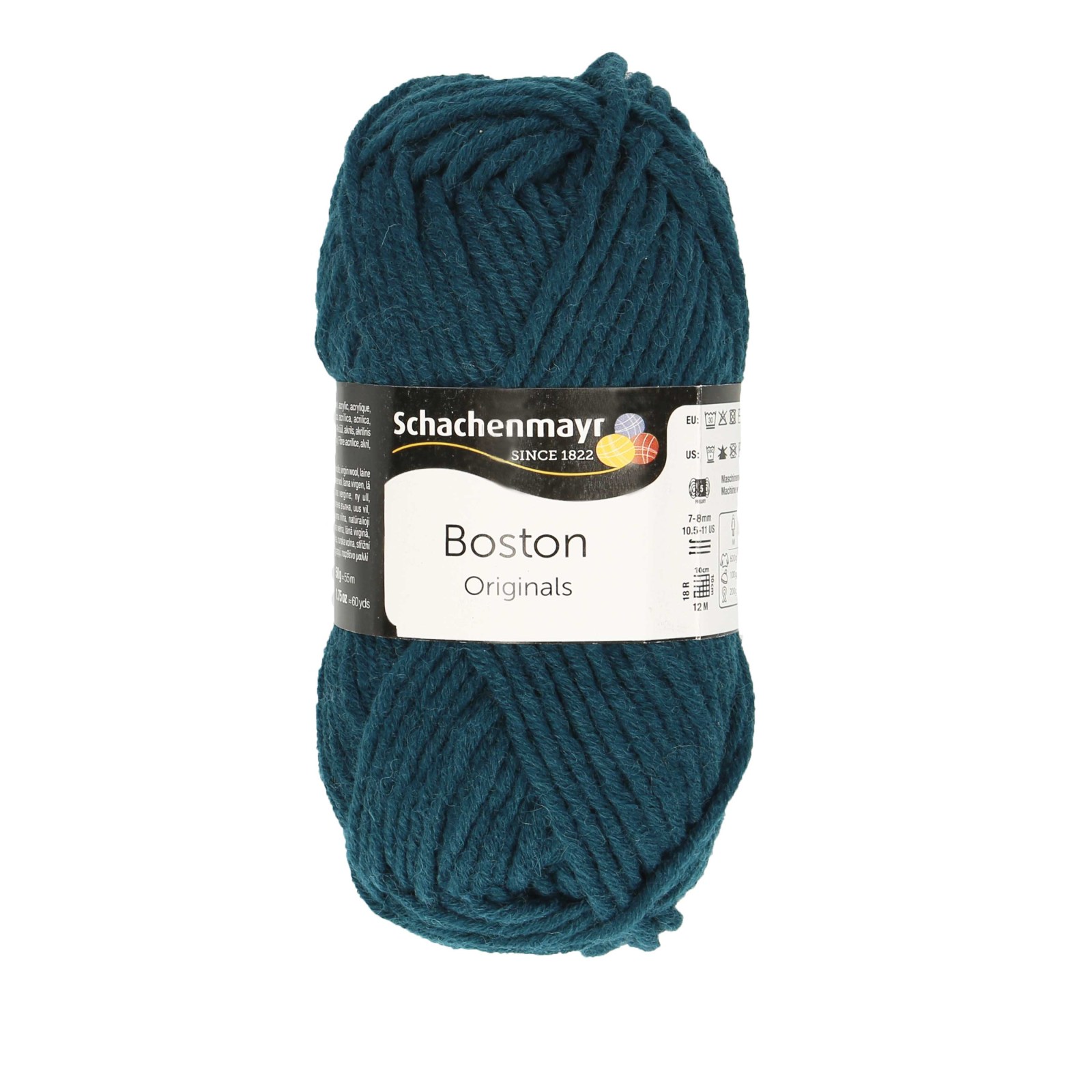 Handstrickgarn BOSTON - teal - 50g