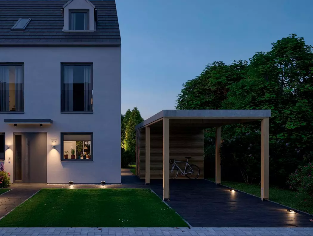 LED-Bodenaufbauleuchte Plug&Shine