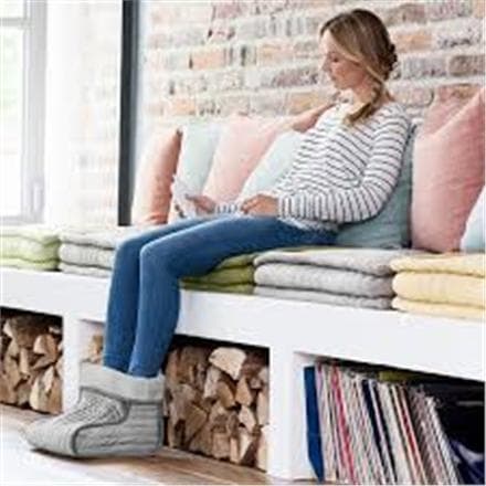 Medisana Fodvarmer FWS Antal varmetrin 3, Antal personer 1, Vaskbar, Fjernbetjening, Oeko-Tex® standard 100, 100 W, Grå