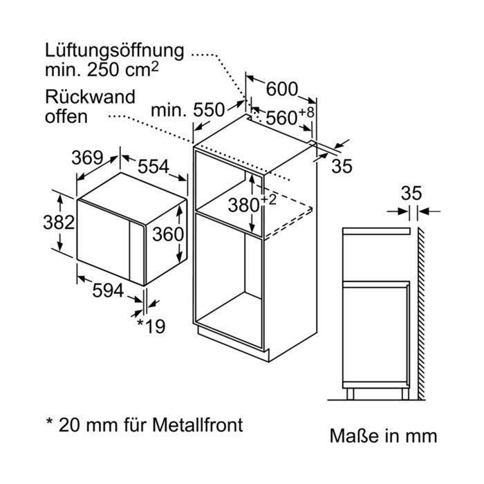 Bosch Mikrowelle BEL554MB0
