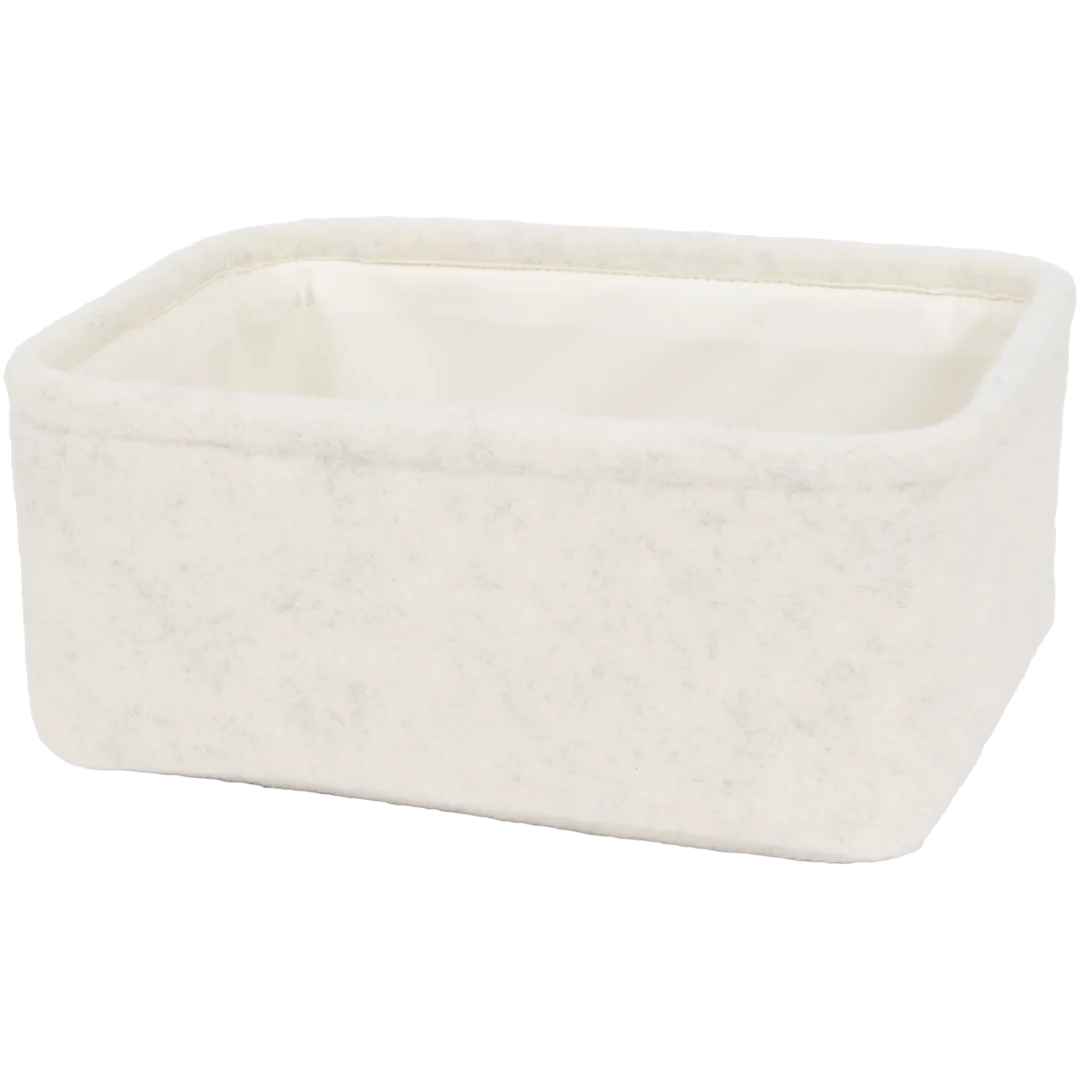 Vilten mandje 28 x 21 x 12 cm | diverse kleuren