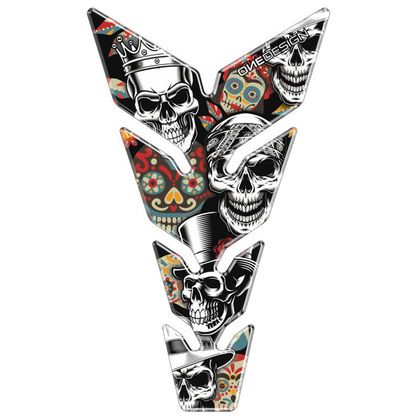 Protège réservoir Puig SKULL PARTY Universel - Noir