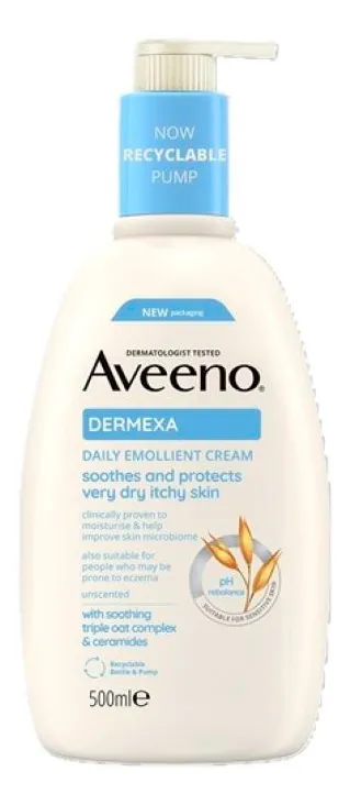 Aveeno Dermexa Daily Emollient Cream - 500 ml.
