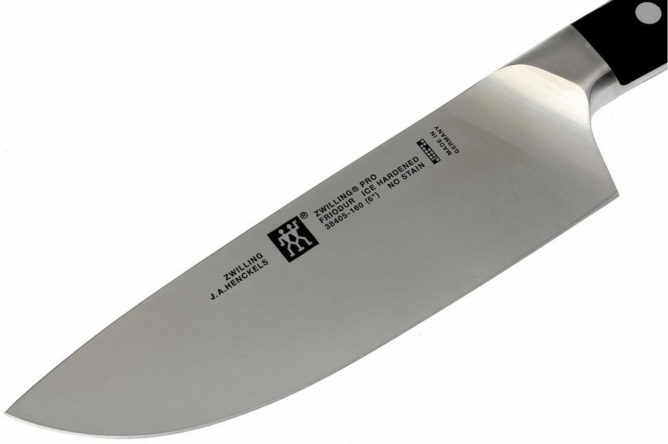 Zwilling 38405-161 Pro koksmes, breed lemmet