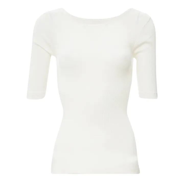 Minimalisma T-Shirt Gym en Soie - Collection Femme | Crème