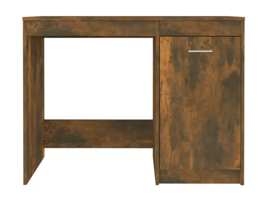 Bureau Chêne fumé 100x50x76 cm Bois d'ingénierie