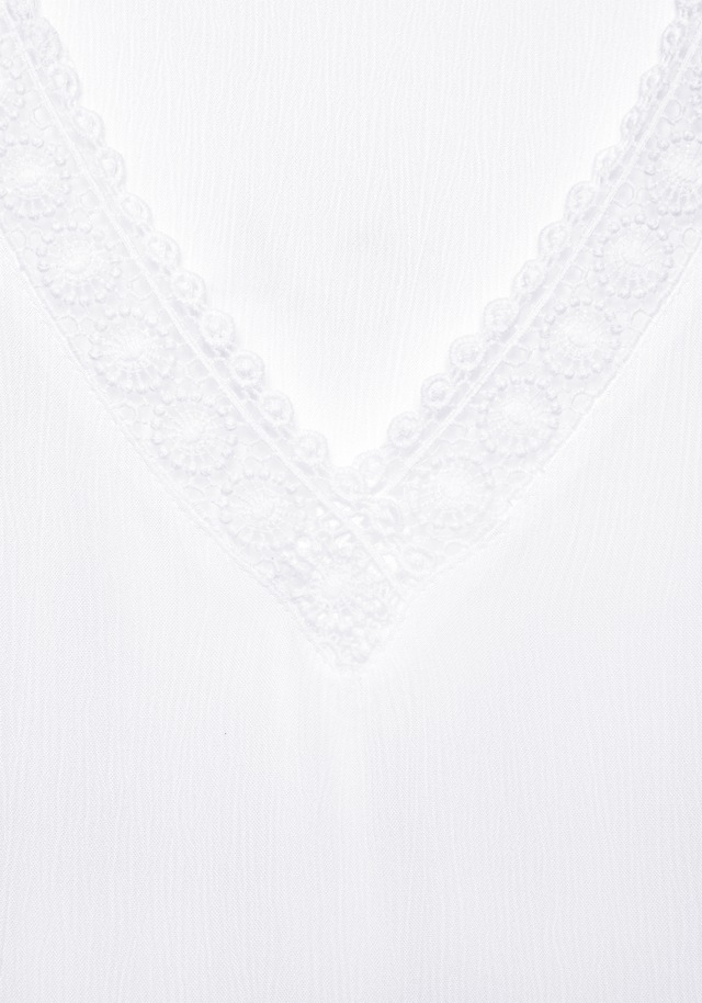 Vivance Crinklebluse , mit Spitzeneinsätzen, sommerliche Damenbluse, Langarmbluse