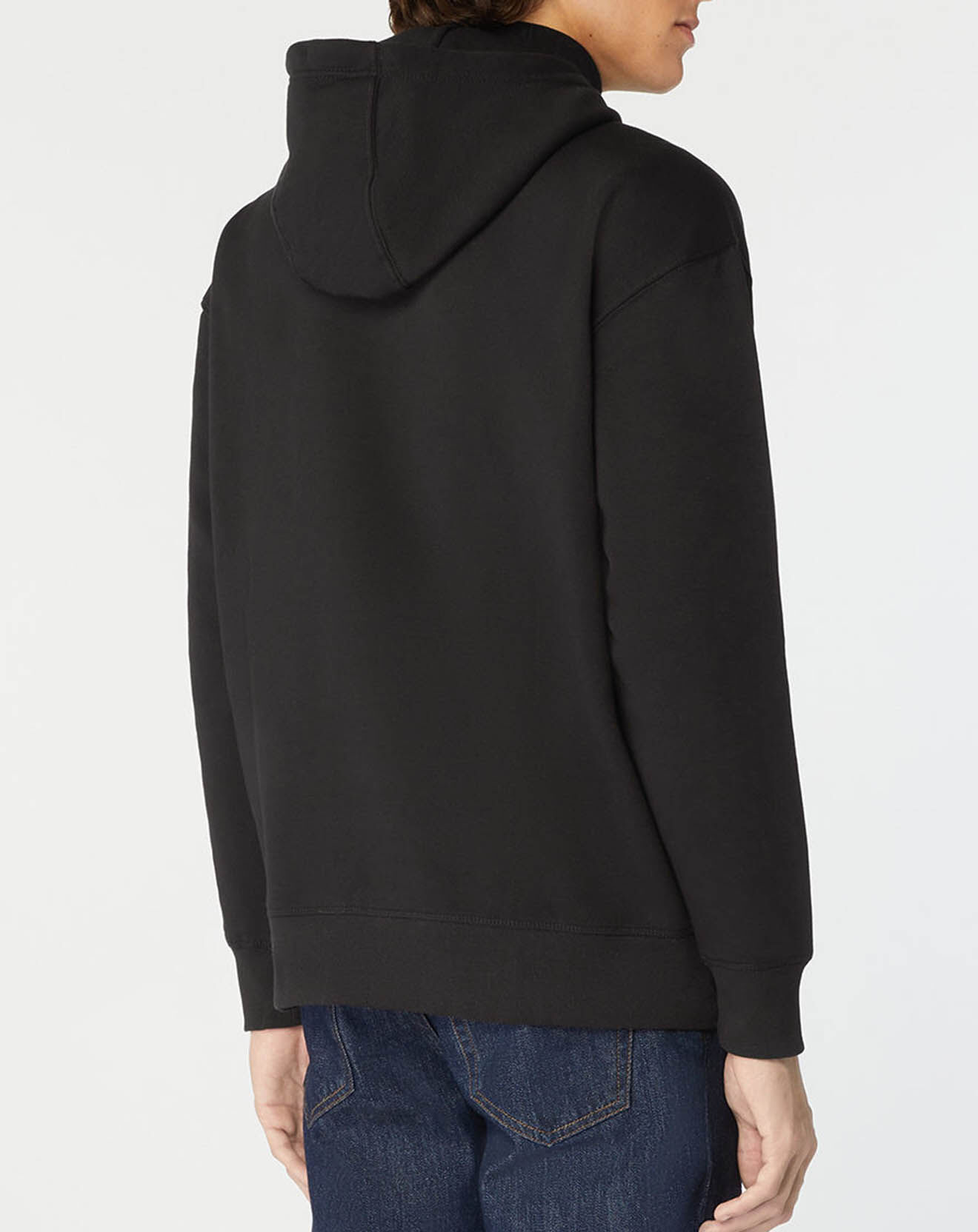 Tommy Jeans Sweat à capuche Linear noir