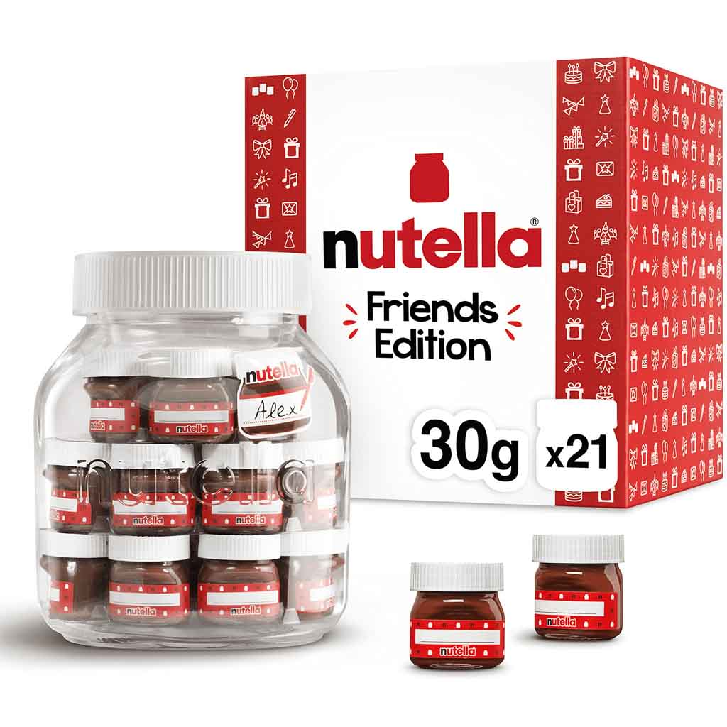 Nutella Brotaufstrich Friends Edition 21x30g=630g MHD:3.12.24