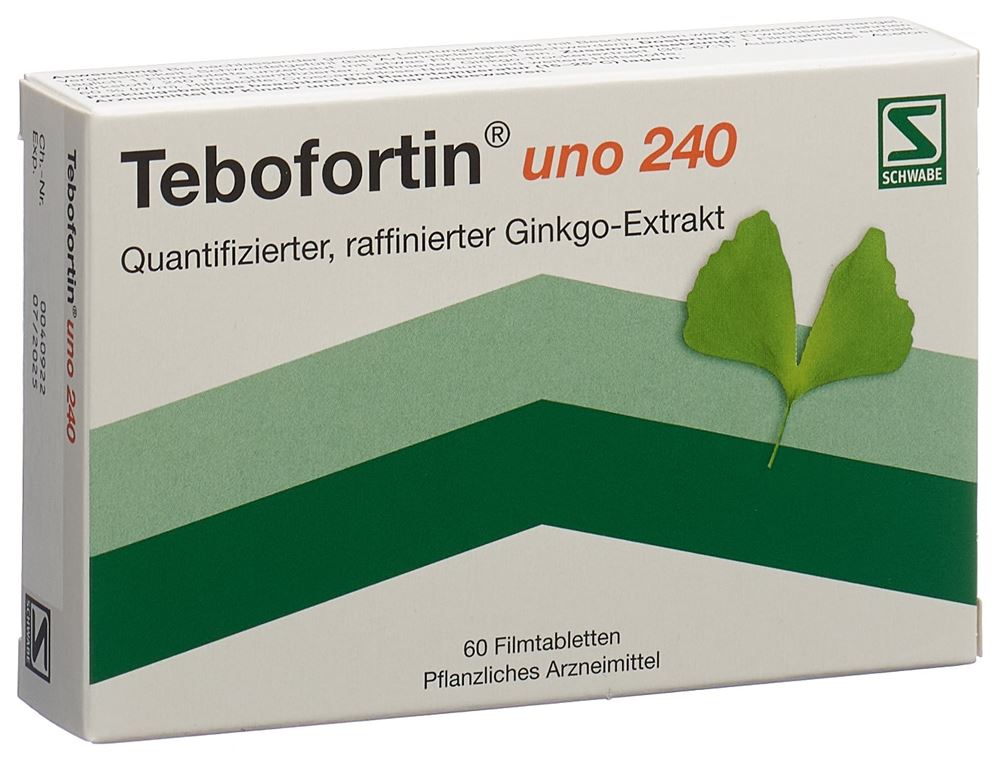 Tebofortin uno Filmtabl 240 mg Blist 60 Stk