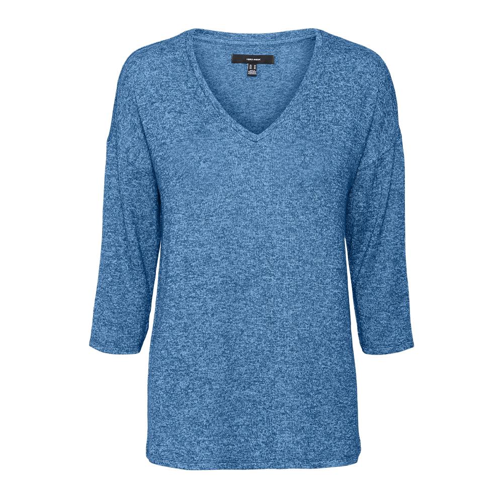 Vero Moda Pull Bleu Femme Vero Moda Brianna 3/4