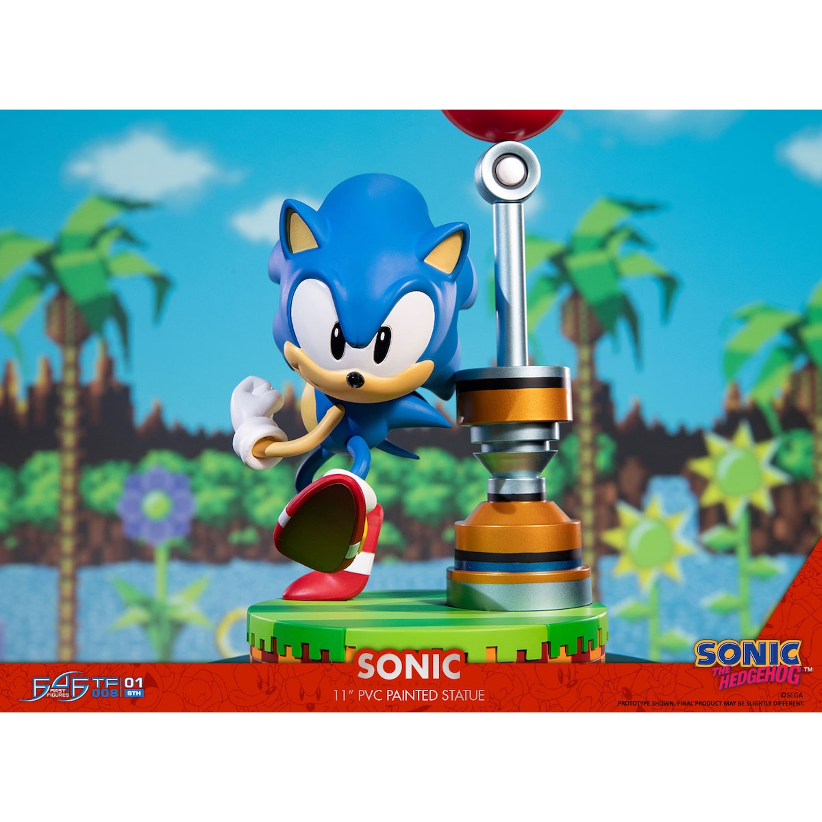 First 4 figurs Sega actionfigur (Sonic the Hedgehog)
