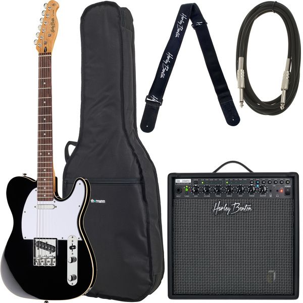 Harley Benton TE-62DB BK Bundle