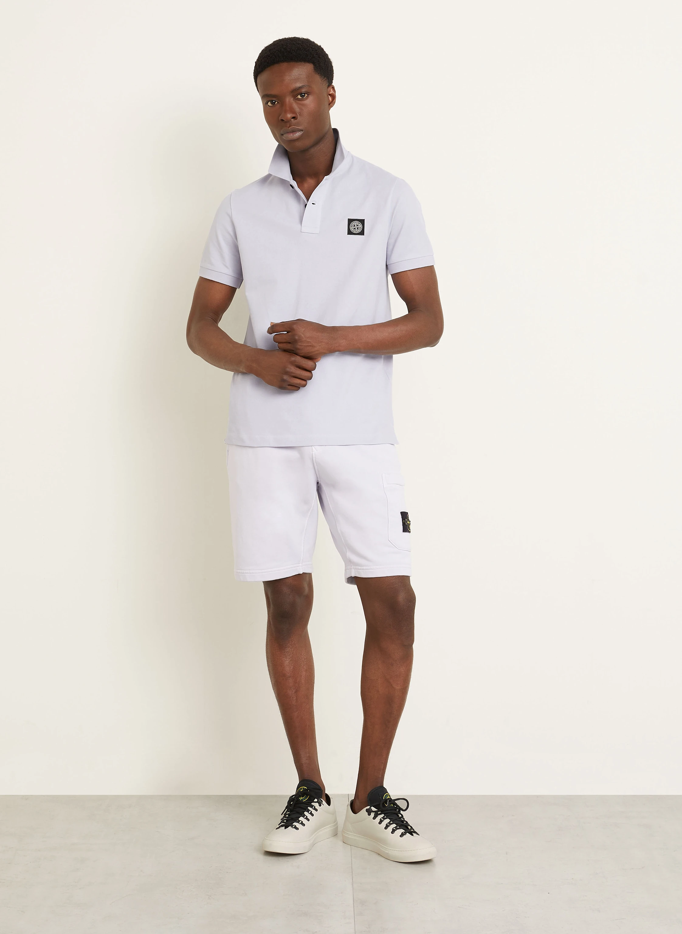 STONE ISLAND Piqué-Poloshirt Slim Fit