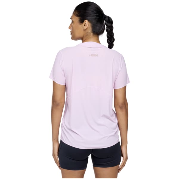 T-shirt trail HOKA ONE ONE AIROLITE RUN SHORT SLEEVE W PINK TWILIGHT