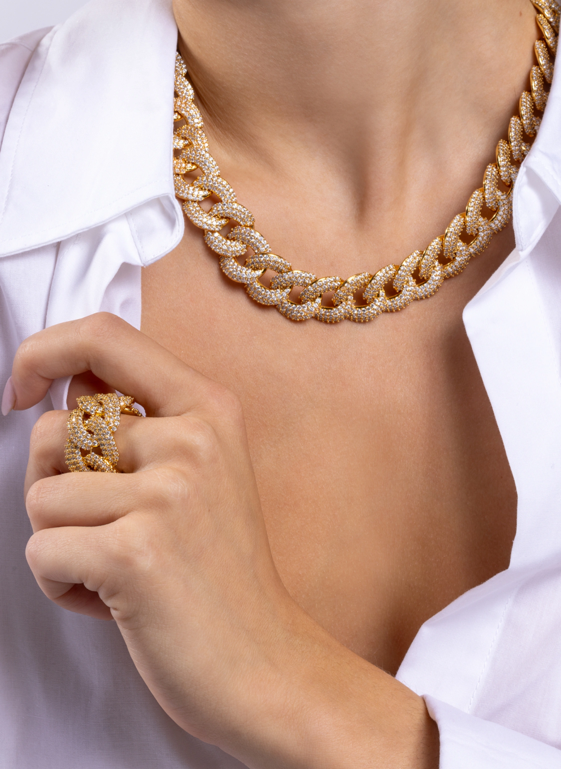 CRYSTAL HAZE Kette BOSSY MEXICAN CHAIN by GLAMBOU