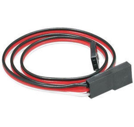 Servokabel 30 cm Futaba-Stecker zu Futaba-BuchseFür Futaba-Servos