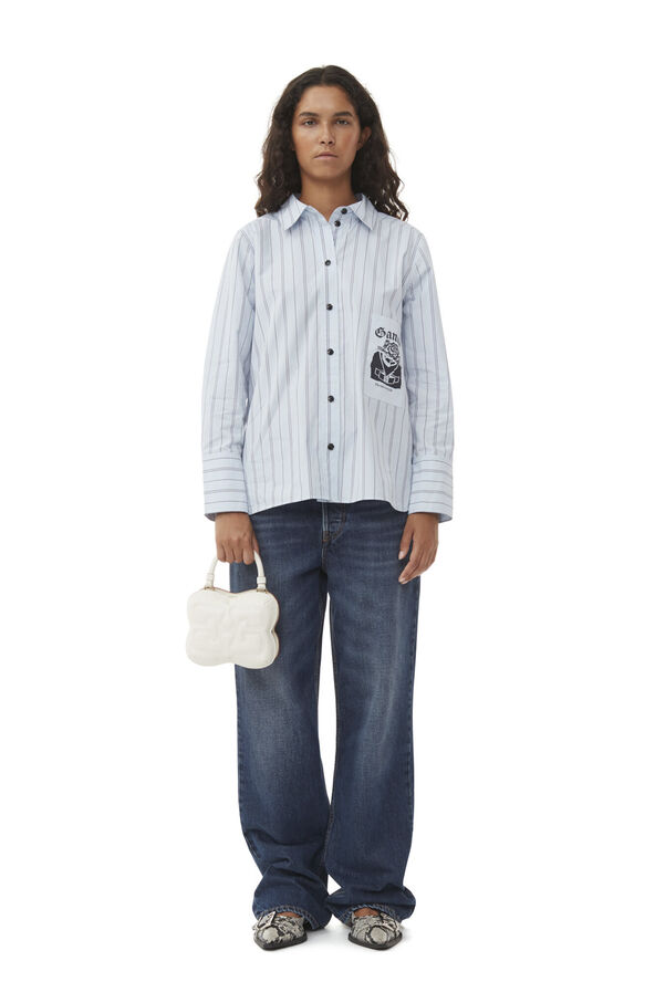 Ganni Butterfly Small Crossbody Egret
