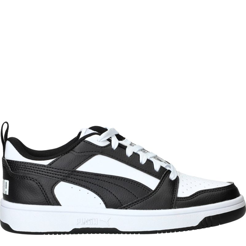 Puma Rebound V6 Lo Sneakers Zwart Jongens