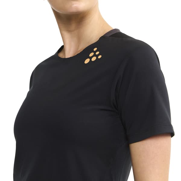 T-shirt running CRAFT PRO HYPERVENT TEE 2 W BLACK