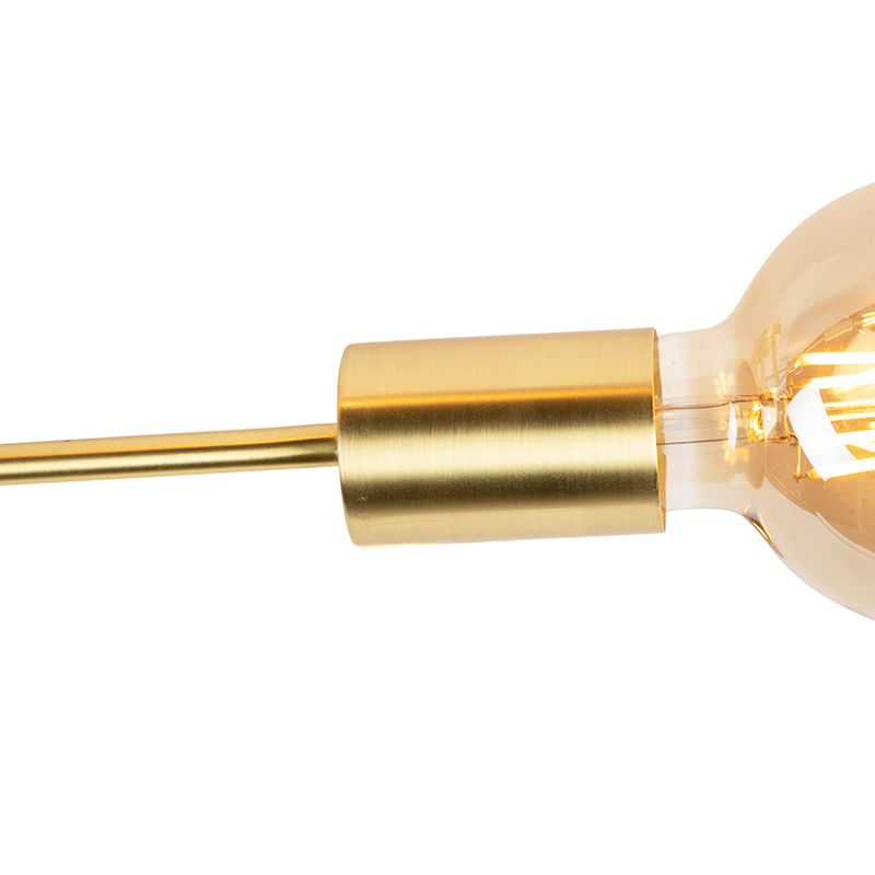 Industriële plafondlamp messing 6-lichts  - Sydney