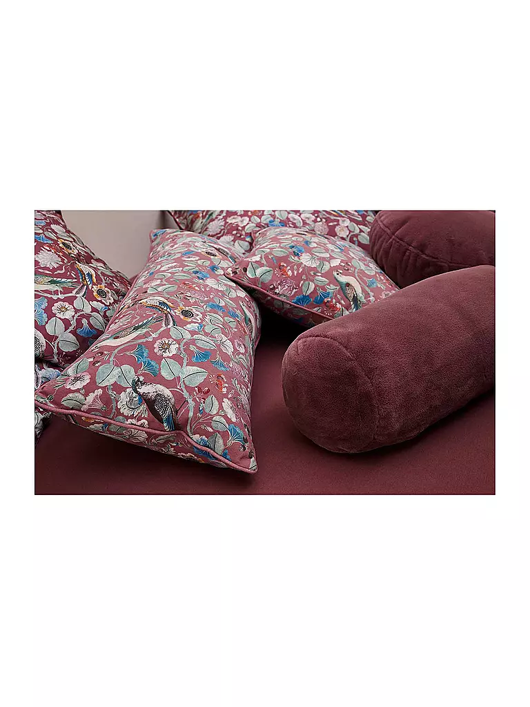 ESSENZA Satin-Bettwäsche ALESTE 70x90cm/140x200cm Mauve  beere