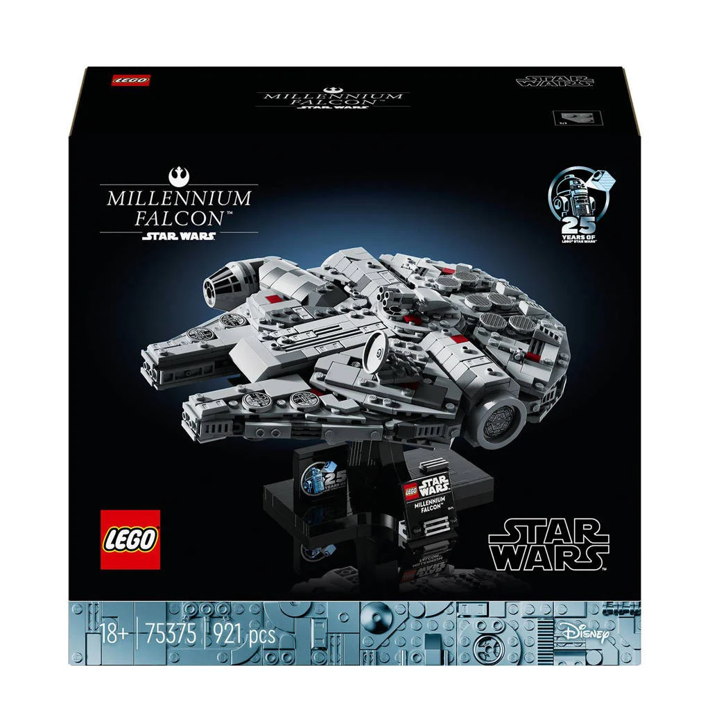 Top productMillennium Falcon Ruimteschip Bouwpakket voor Volwassenen 75375