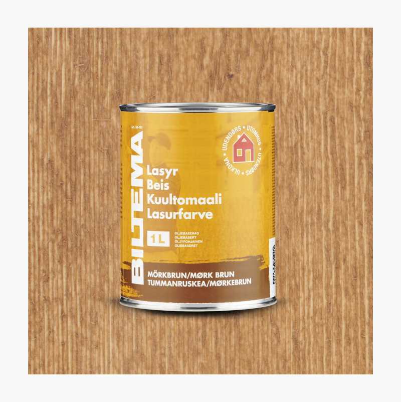 Beis, mørk brun, 1 liter