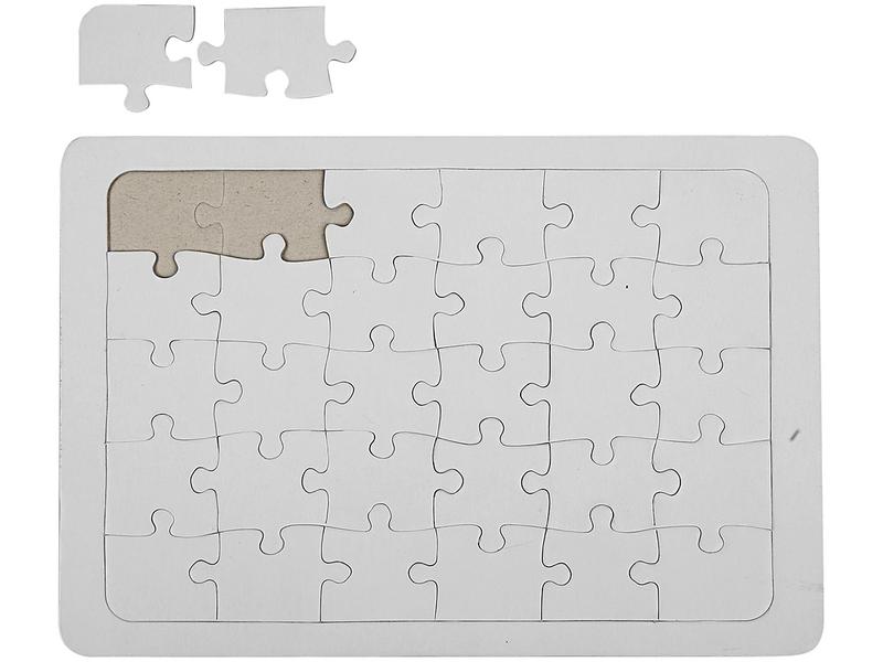 Creativ Company Papp-Puzzle 21 x 30 cm Puzzle zum Anmalen