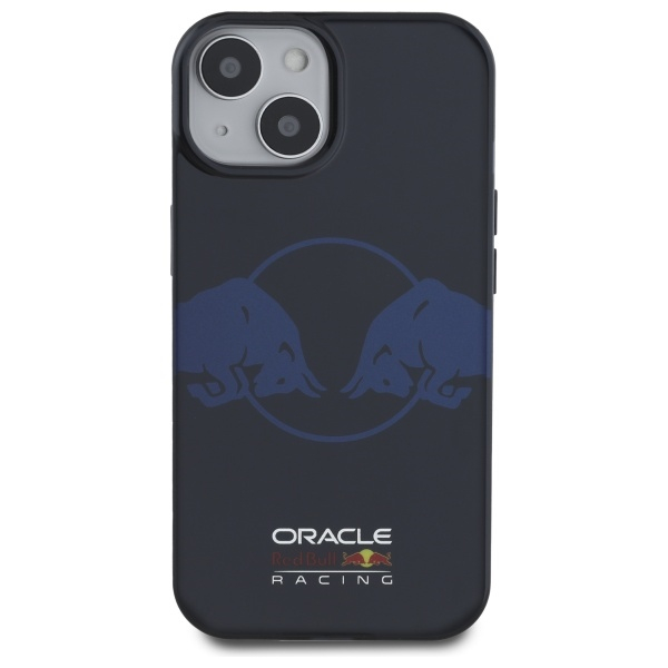 iPhone 15 MagSafe Hardcase Hülle IML Two Bulls (RBHMP15S24HIDBV) - Marineblau