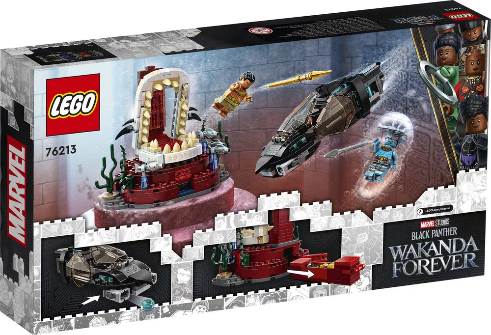LEGO®MARVEL SUPER HEROES 76213 - LA SALLE DU TRONE DU ROI NAMOR