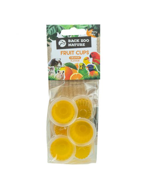 Back Zoo Nature Fruit Cups - Vogelsnack - Sinaasappel 6 stuks