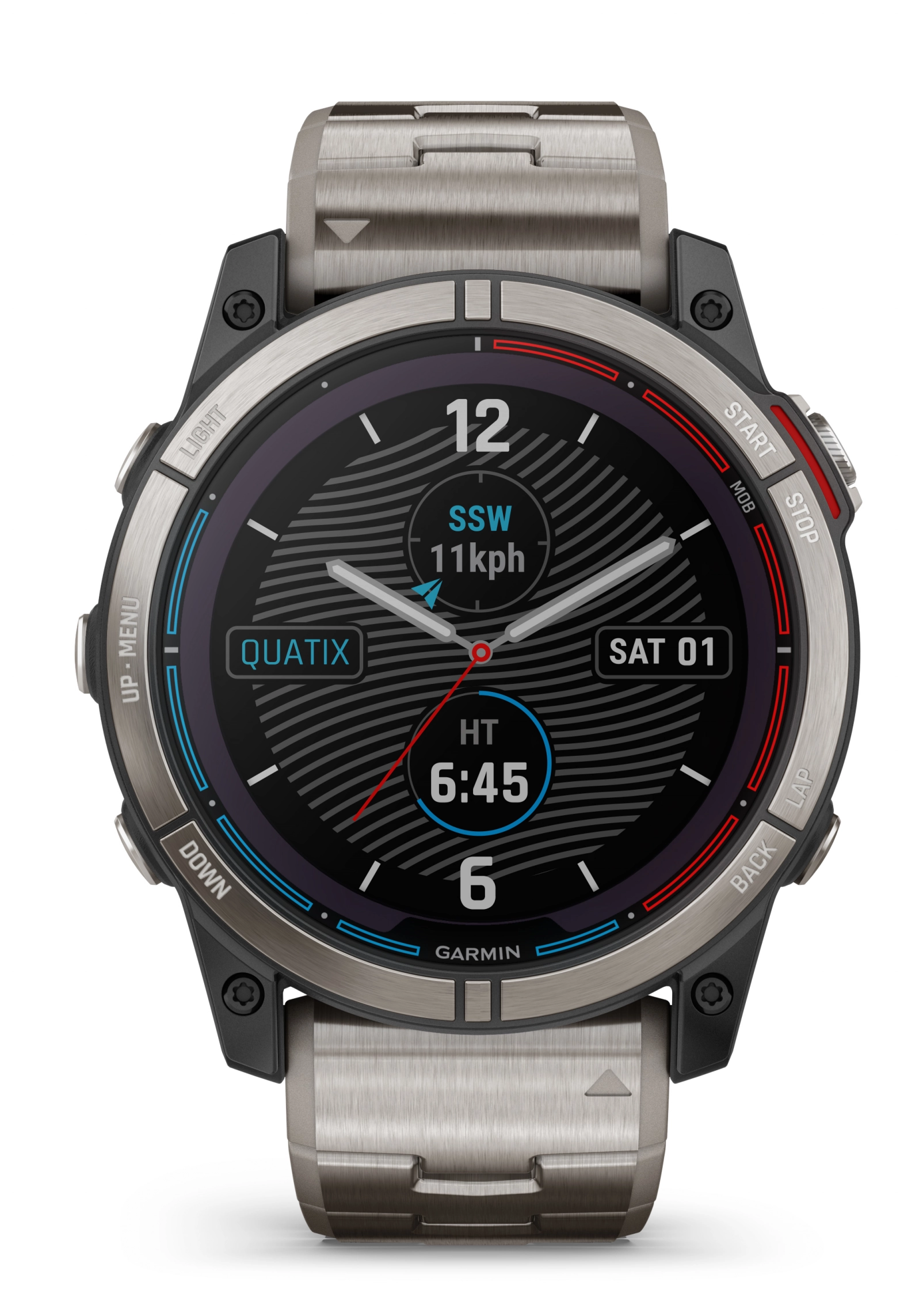 Garmin Quatix 7X Sapphire Solar Titan Schiefergrau/Titanium